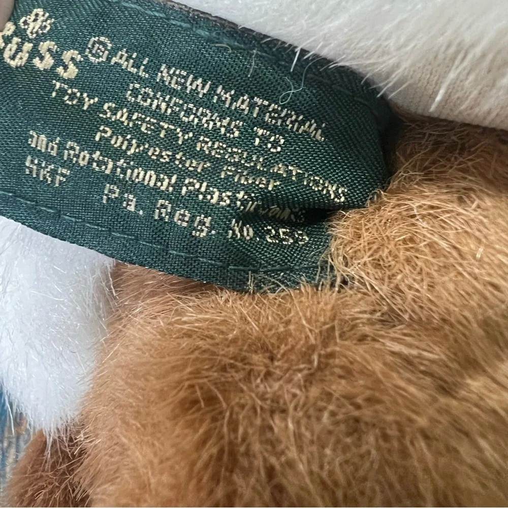 Russ Berrie Mittens Eskimo Brown Bear in Parka
